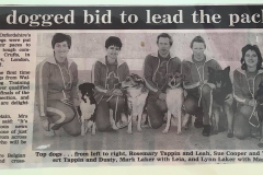 Crufts Team 1990, Oxford Mail