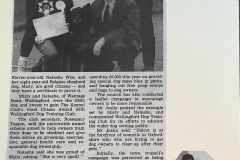 Natasha Wise and Misty - Good Citizens Award, 1992. Wallingford & Didcot Heralds