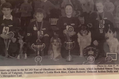 Simon Tappin KCJO Runner Up Obedience Team 1995, Our Dogs magazine
