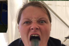 Caroline on her best behaviour